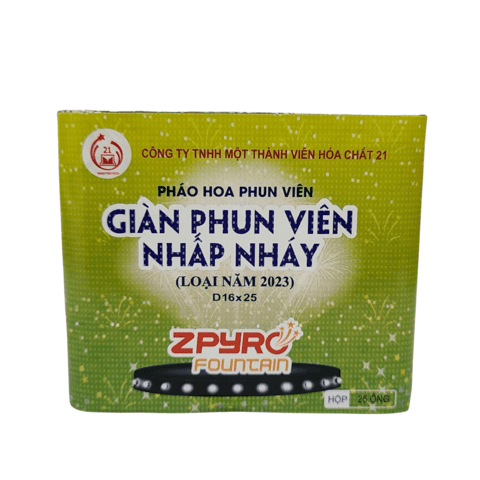 10. Giàn phun viên nhấp nháy (loại năm 2023)