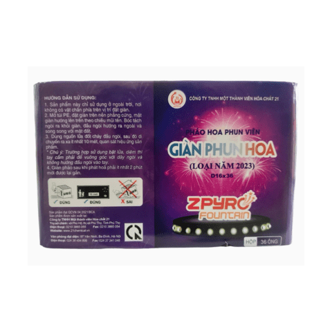 2. Giàn phun hoa D16x36