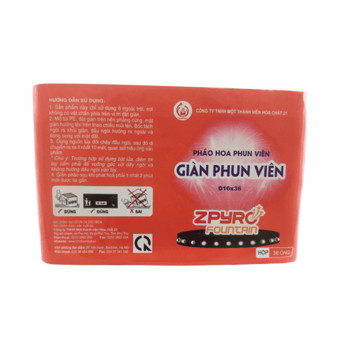 7. Giàn phun viên D16x36