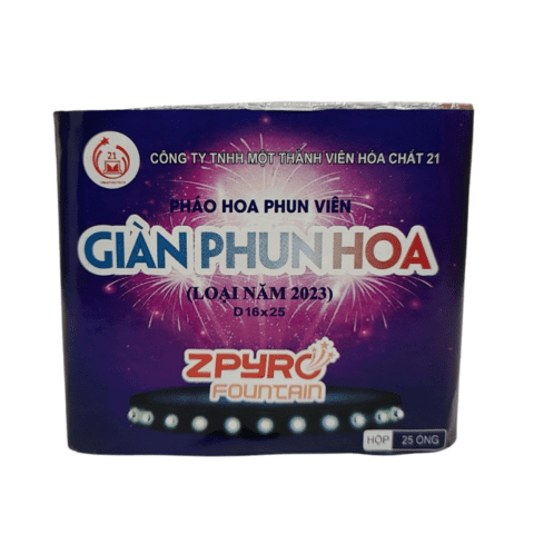 9. Giàn phun hoa (loại năm 2023)